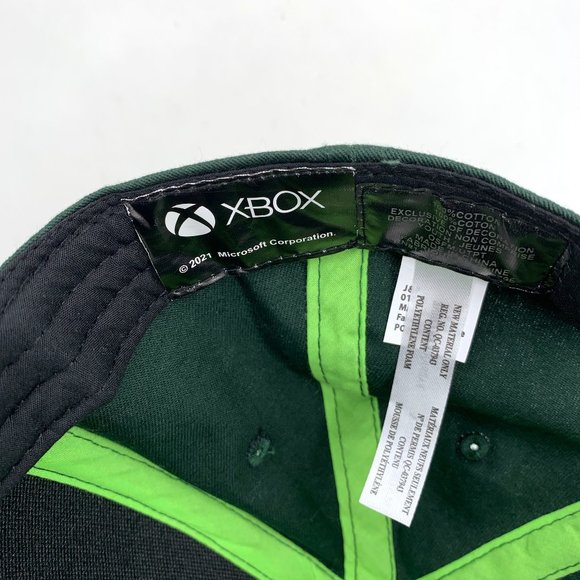 XBOX Official Gear Logo Hat Green Adjustable Snapback Cap 2021 - Picture 5 of 6